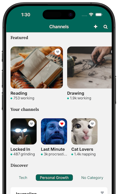 Channels Page